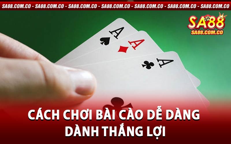 Cách chơi bài cào